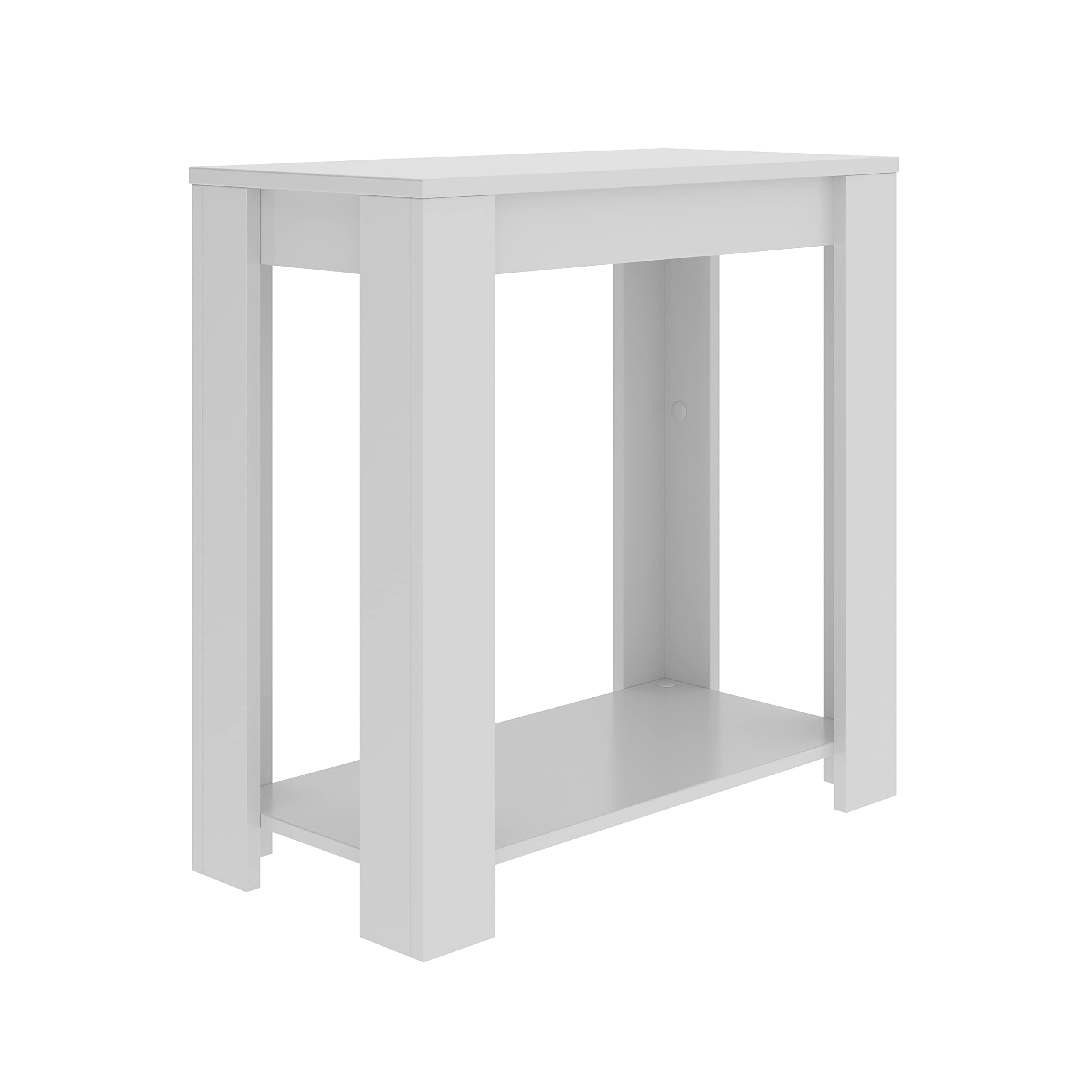 Boyd Sleep Brisbane Bedroom Nightstand Bedside Table: Open Storage Display Shelving, White